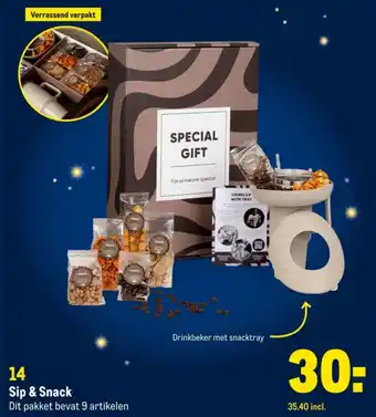 Makro Sip & Snack aanbieding