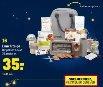 Makro Lunch to go aanbieding