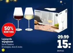Makro Leonardo wijnglazen aanbieding