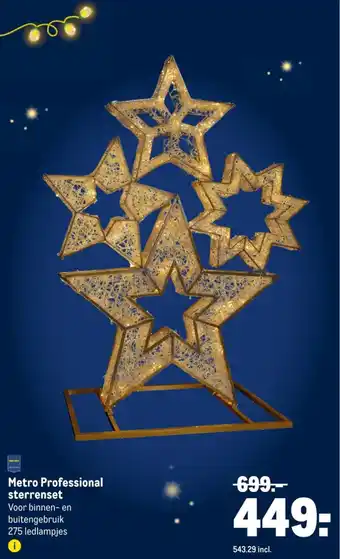 Metro Professional sterrenset