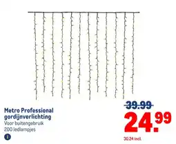 Makro Metro Professional gordijnverlichting aanbieding