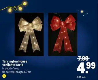 Makro Tarrington House verlichte strik aanbieding