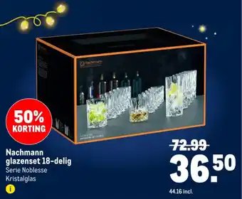 Makro Nachmann glazenset aanbieding