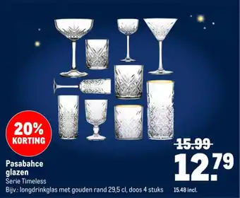 Makro Pasabahce glazen aanbieding