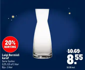 Makro Luigi Bormioli karaf aanbieding