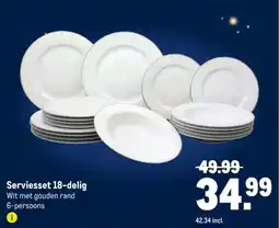 Makro Serviesset aanbieding