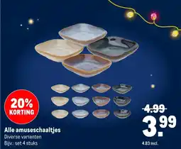 Makro Alle amuseschaaltjes aanbieding