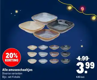 Makro Alle amuseschaaltjes aanbieding