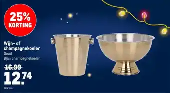Makro Wijn of champagnekoeler aanbieding