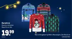 Makro Kersttrui aanbieding