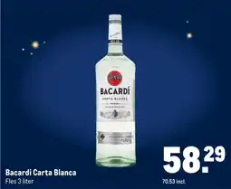 Makro Bacardi Carta Blanca aanbieding