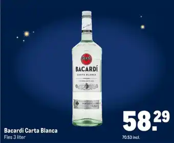 Makro Bacardi Carta Blanca aanbieding