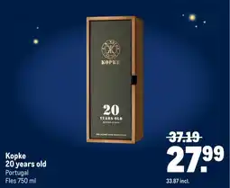 Makro Kopke 20 years old aanbieding
