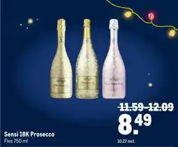 Makro Sensi 18K Prosecco aanbieding
