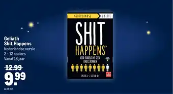 Makro Goliath Shit Happens aanbieding