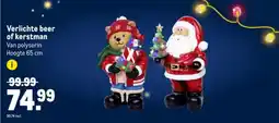 Makro Verlichte beer of kerstman aanbieding