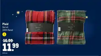 Makro Plaid aanbieding