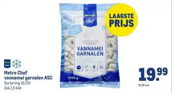 Metro Chef vannamei garnalen ASC
