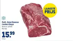 Makro Zuid-Amerikaanse runderribeye aanbieding