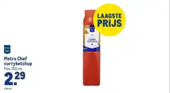 Makro Metro Chef curryketchup aanbieding