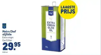 Makro Metro Chef olijfolie aanbieding