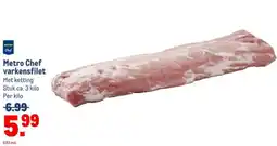 Makro Metro Chef varkensfilet aanbieding