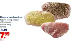 Makro Mini-varkensbeenham aanbieding