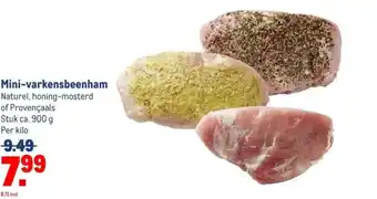 Makro Mini-varkensbeenham aanbieding