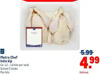 Makro Metro Chef hele kip aanbieding