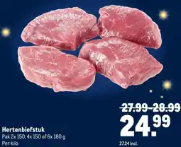 Makro Hertenbiefstuk aanbieding