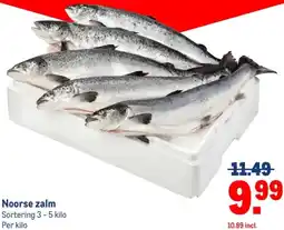 Makro Noorse zalm aanbieding