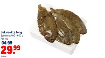 Makro Gekweekte tong aanbieding