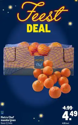 Makro Metro Chef mandarijnen aanbieding