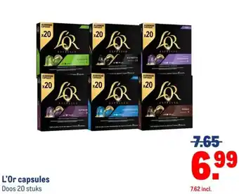 Makro L'Or capsules aanbieding