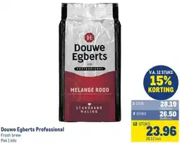 Makro Douwe Egberts Professional aanbieding