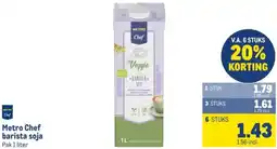 Makro Metro Chef barista soja aanbieding