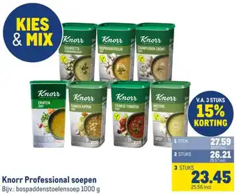 Makro Knorr Professional soepen aanbieding