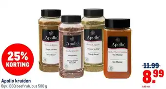 Makro Apollo kruiden aanbieding
