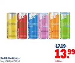 Makro Red Bull editions aanbieding