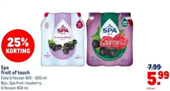 Makro Spa fruit of touch aanbieding