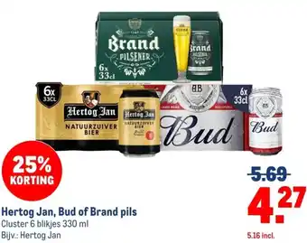 Makro Hertog Jan, Bud of Brand pils aanbieding