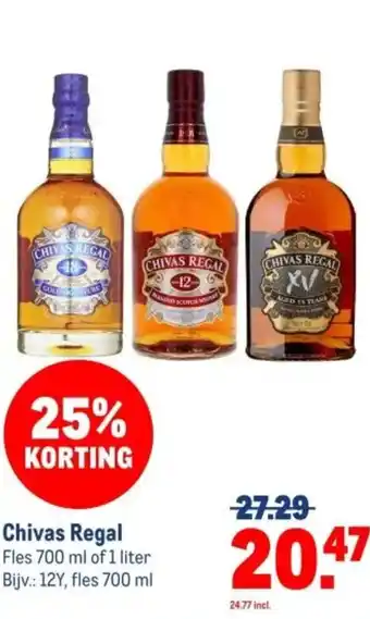 Makro Chivas Regal aanbieding