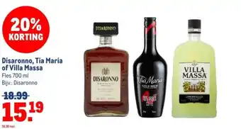 Makro Disaronno, Tia Maria of Villa Massa aanbieding