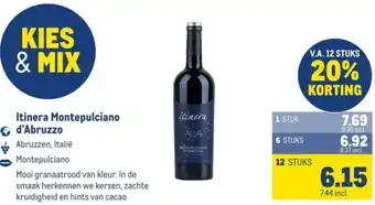Makro Itinera Montepulciano d'Abruzzo aanbieding