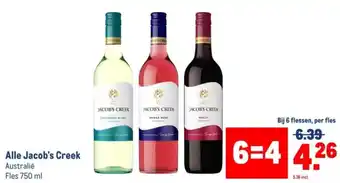 Makro Alle Jacob's Creek aanbieding