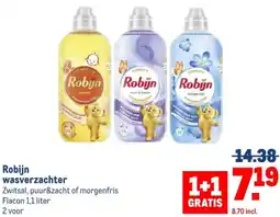 Makro Robijn wasverzachter aanbieding