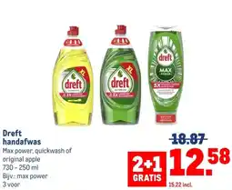 Makro Dreft handafwas aanbieding