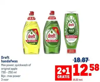 Makro Dreft handafwas aanbieding