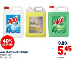Makro Ajax of Andy allesreiniger aanbieding