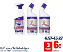 Makro Mr Proper of Antikal reinigers aanbieding